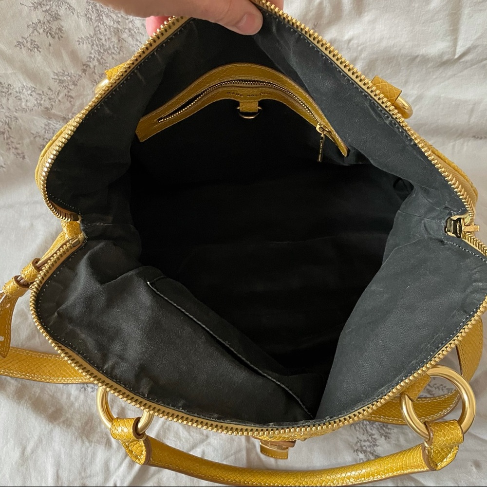 Marc Jacobs Rio Stardust Quilted Python Satchel - image 7